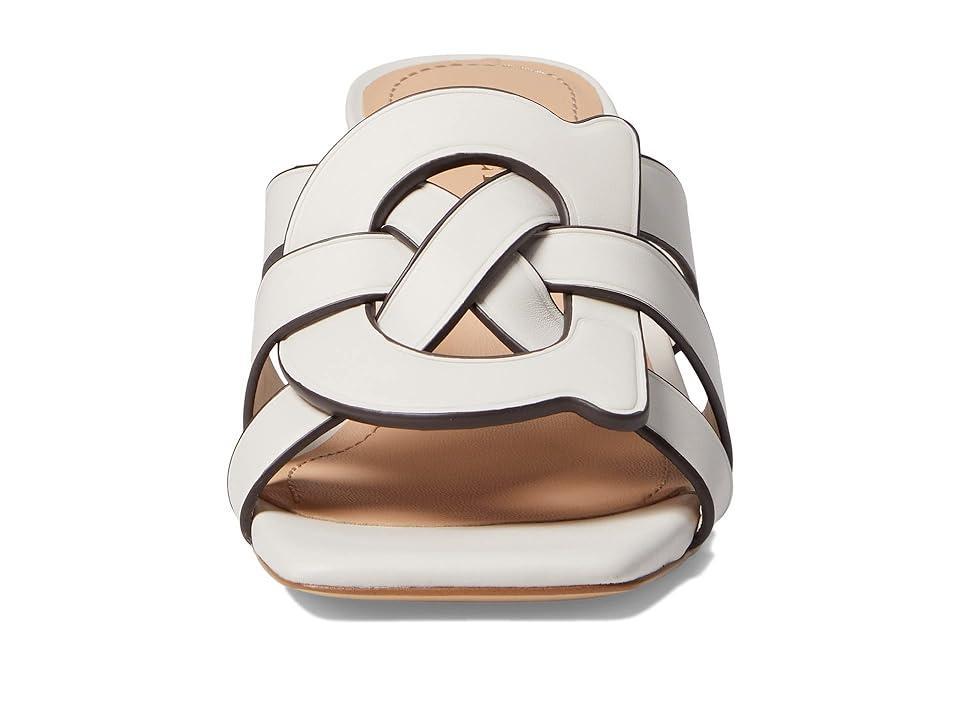 COACH Tillie Leather Sandal (Chalk) Women's Shoes Product Image