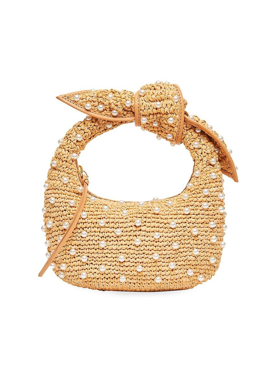 Womens Josie Pearl Knot Top-Handle Bag Product Image