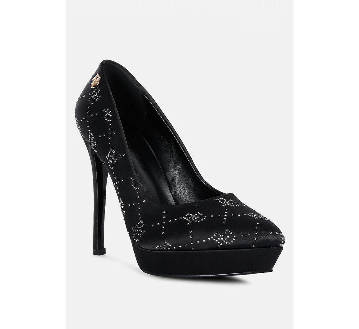 Rag & Co Ballard Womens Satin Stiletto Pumps Product Image