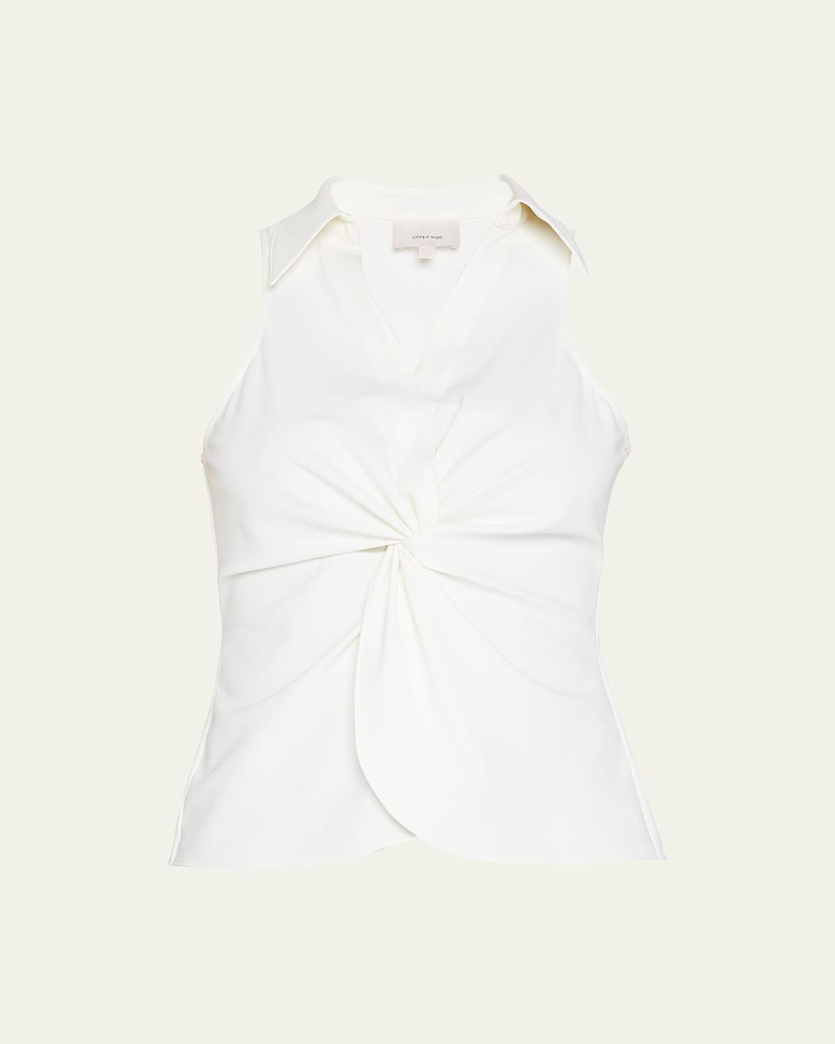 Womens Mckenna Sleeveless Knotted Top Product Image