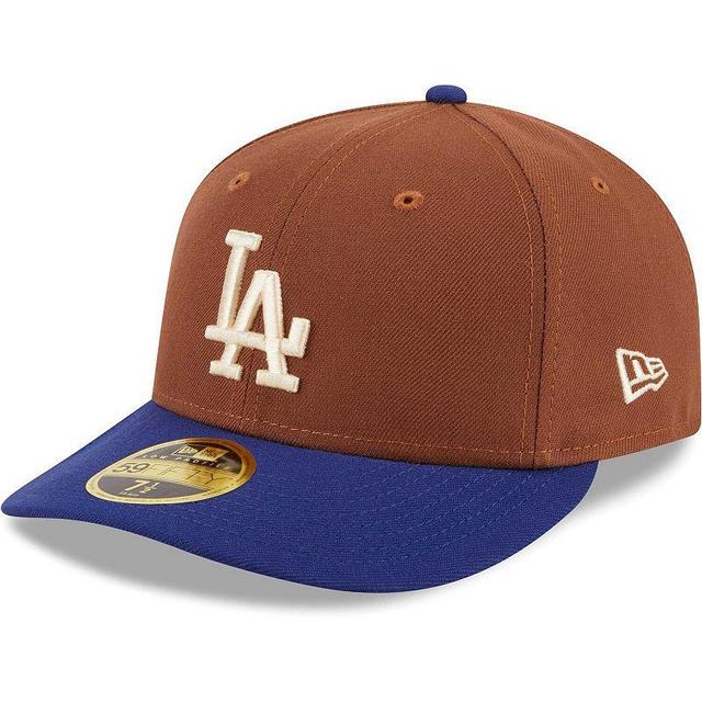 Mens New Era Brown Los Angeles Dodgers Tiramisu Low Profile 59FIFTY Fitted Hat Product Image