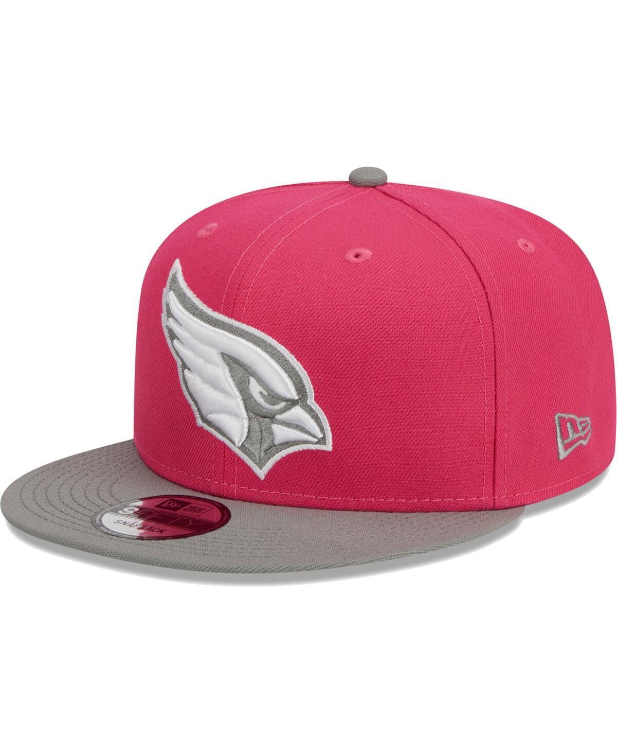 Mens New Era Pink Arizona Cardinals 2-Tone Color Pack 9FIFTY Snapback Hat - Pink Product Image