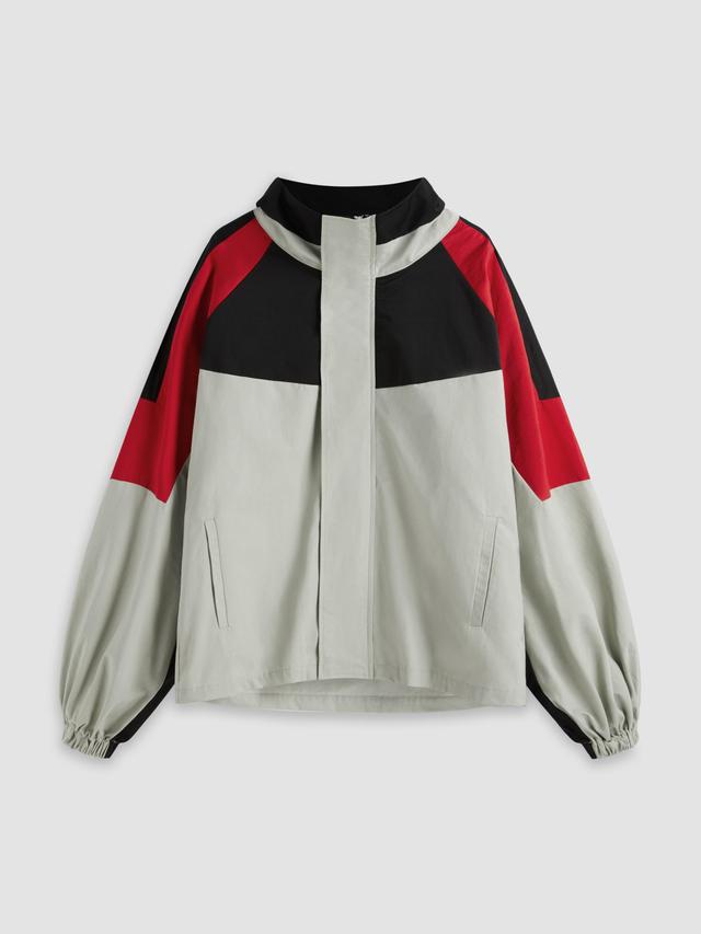 Stand Collar Zipper Windbreaker Product Image