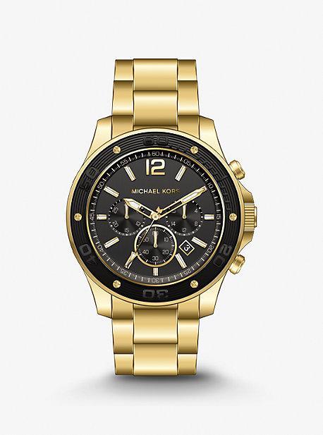 Oversized Pavé Logo -Tone Watch Product Image