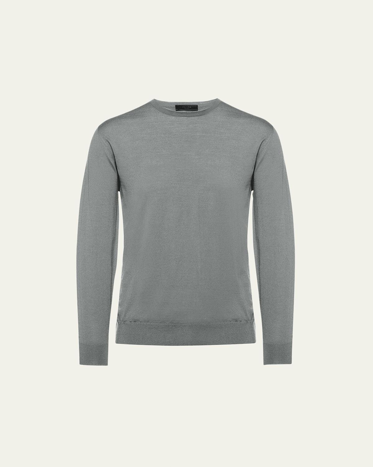 Mens Superfine Wool Sweater Product Image