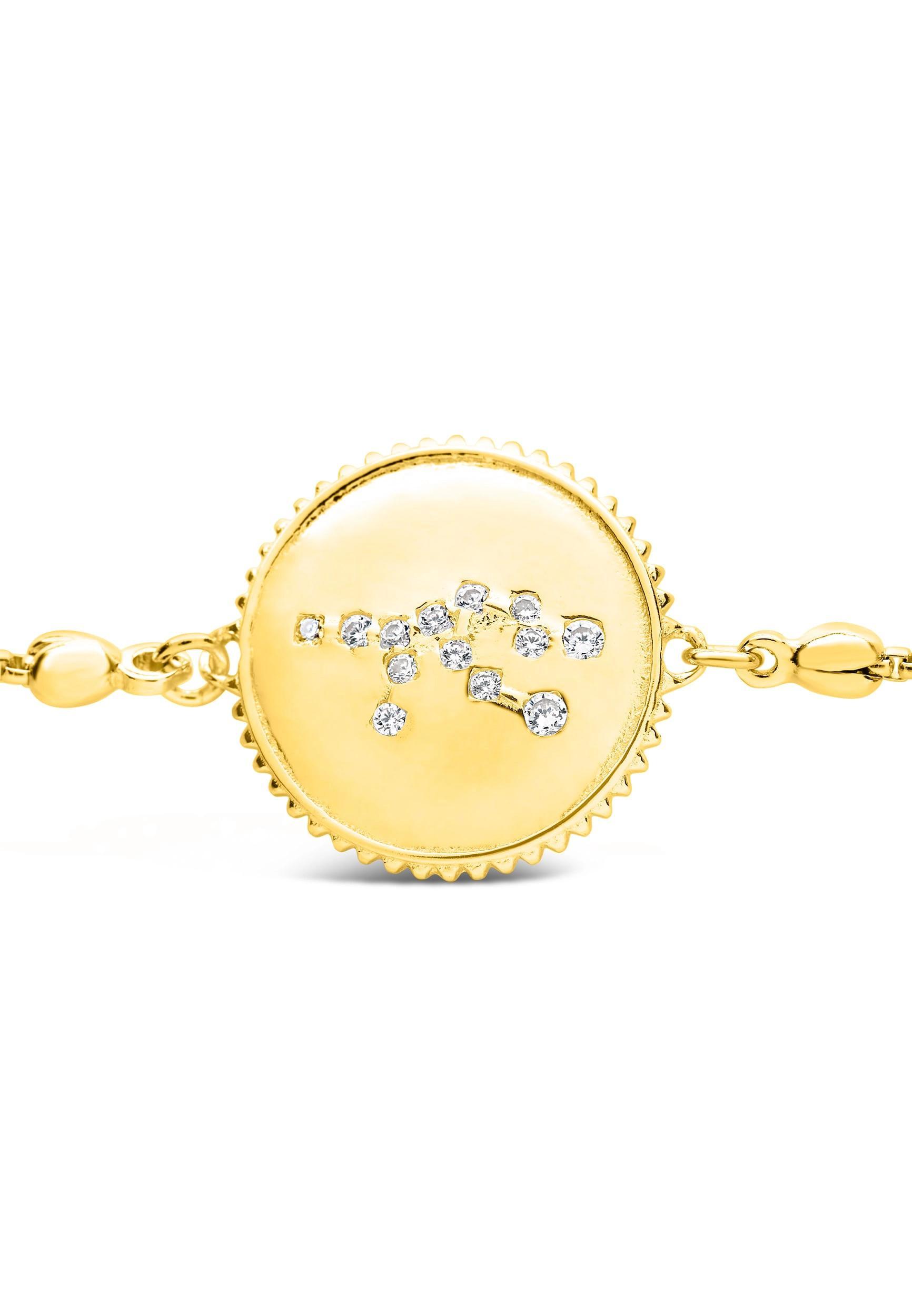 14K CZ Constellation Disk Bracelet Product Image