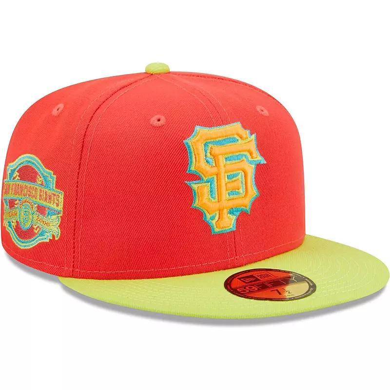 Mens New Era /Neon Green San Francisco Giants Lava Highlighter Combo 59FIFTY Fitted Hat Product Image