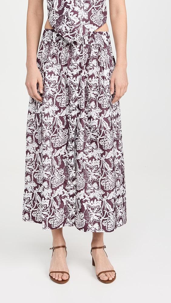 Tibi Recycled Nylon Batik Full Skirt | Shopbop Product Image