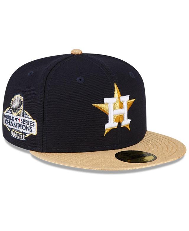 Mens New Era Navy Houston Astros 2023 Gold Collection 59FIFTY Fitted Hat Product Image