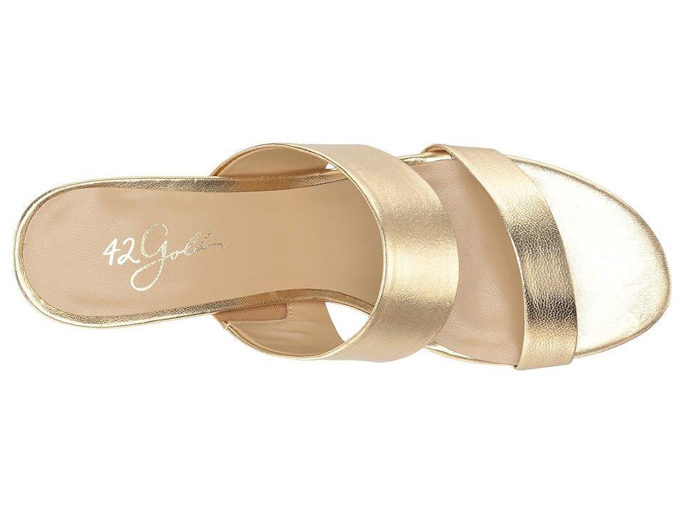 42 GOLD Liya Metallic) Women's Sandals Product Image