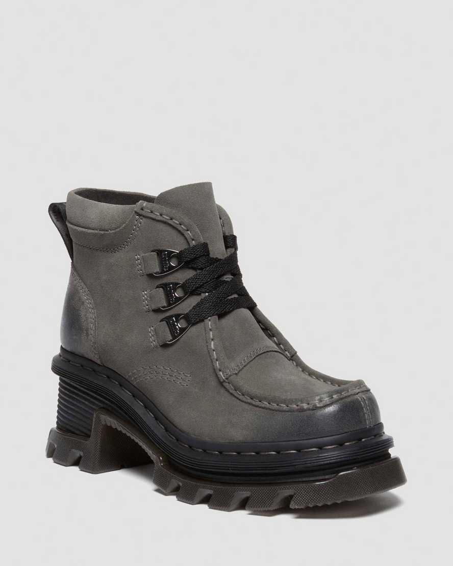 DR MARTENS Corran 3-Eye Suede Heeled Boots product image