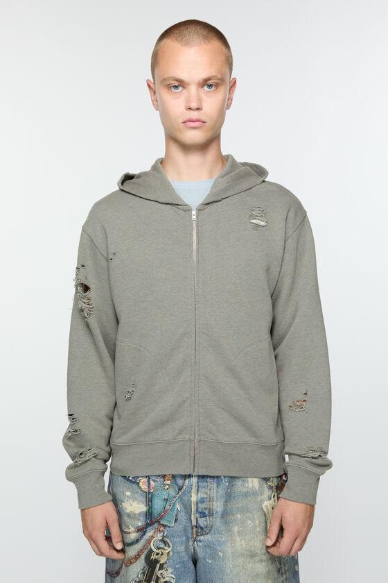 Hooded zipper sweater Product Image