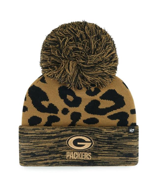 Womens 47 Green Bay Packers Rosette Cuffed Knit Hat with Pom Product Image