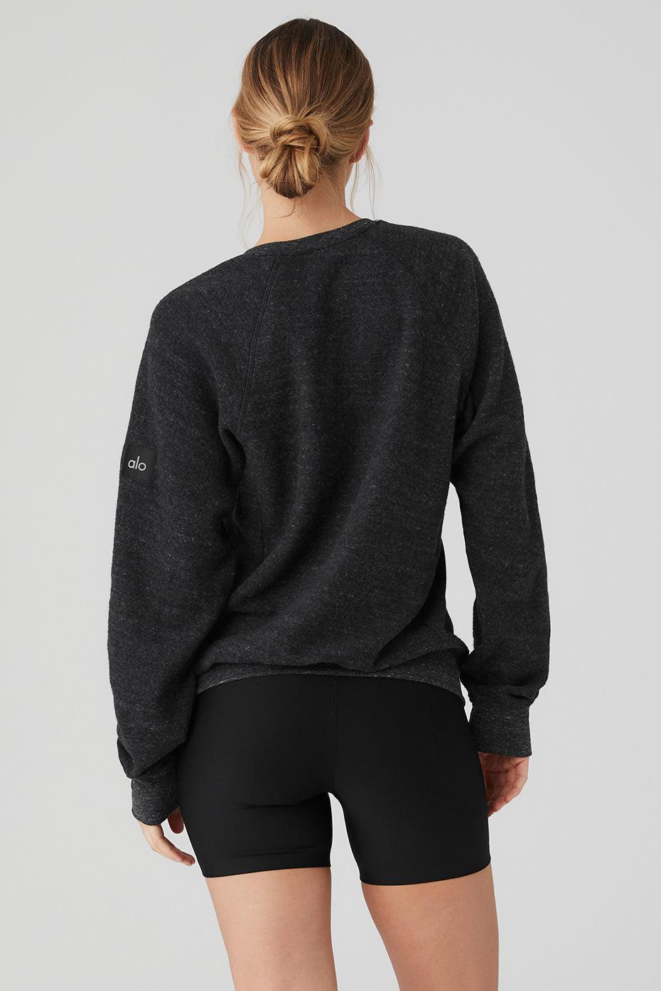 Triumph Crew Neck Sweatshirt - Charcoal Black Triblend Female Product Image