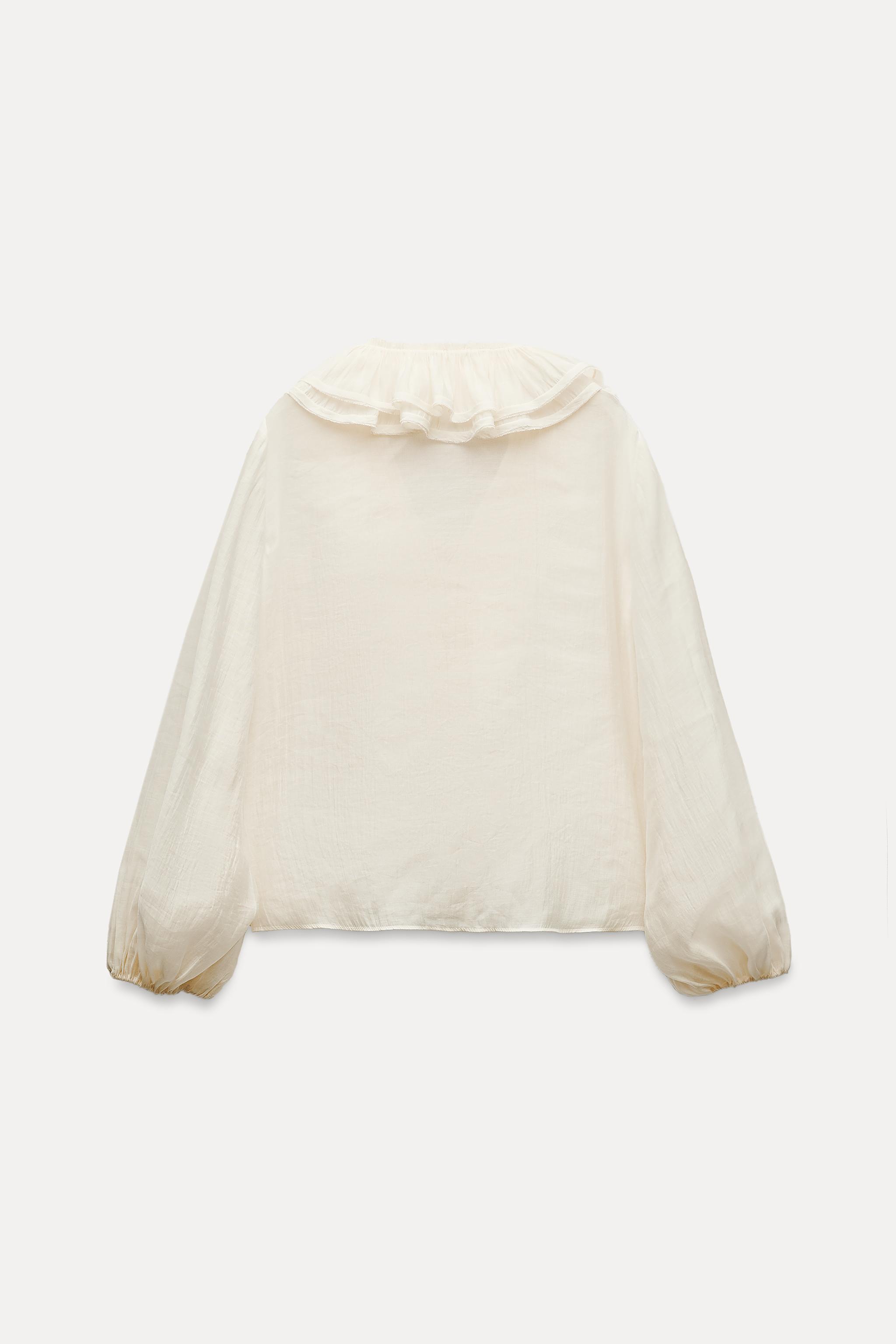 RUFFLED BLOUSE ZW COLLECTION Product Image