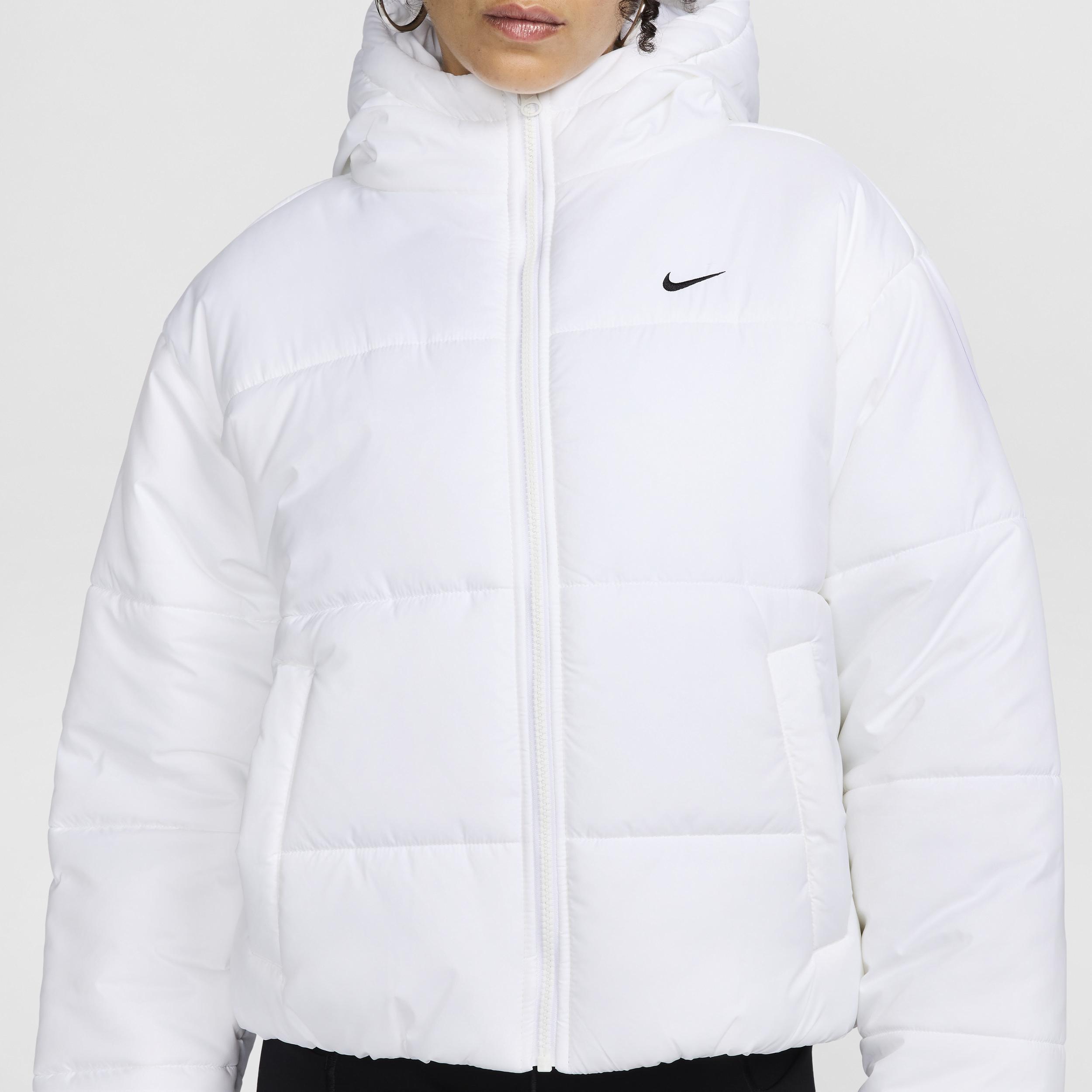 Womens Nike Sportswear Classic Puffer Therma-FIT Loose Hooded Jacket Product Image