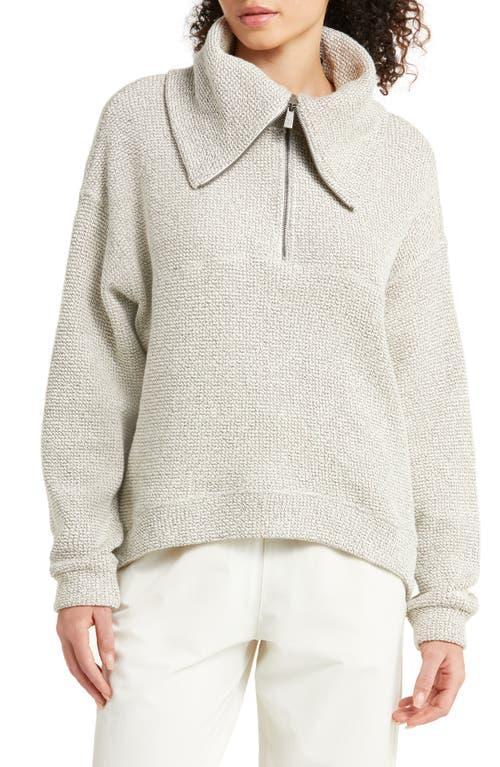 Sweaty Betty Restful Boucle 1/2 Zip Sweats (Lily ) Women's Clothing Product Image