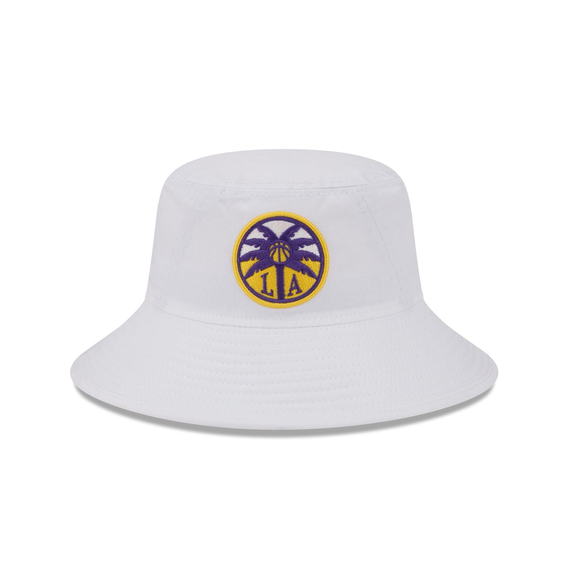 Los Angeles Sparks Optic White Bucket Hat Male Product Image