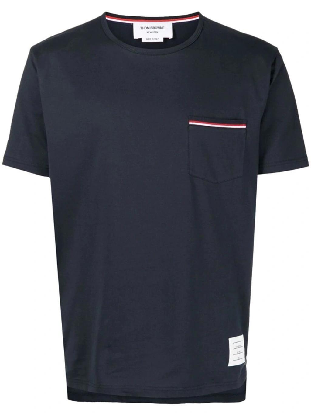 Navy Pocket T-shirt In Blue Product Image