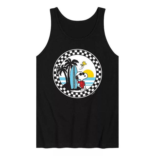 Mens Peanuts Snoopy Surfs Up Tank Top Product Image