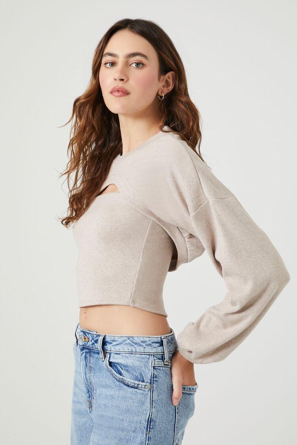 Cropped Cami & Shrug Set | Forever 21 Product Image