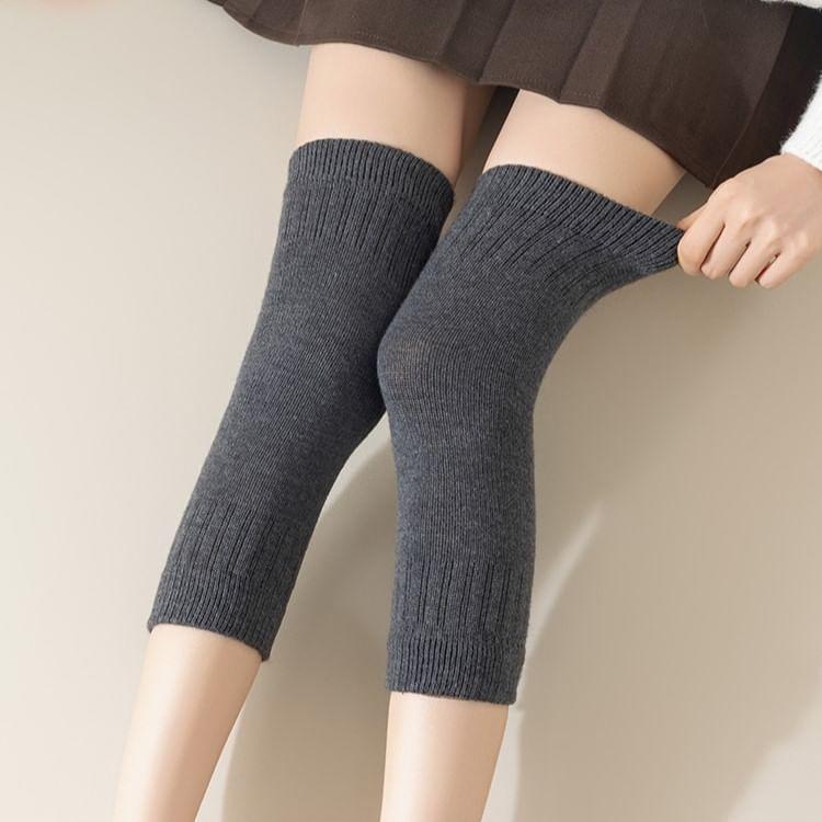 Set of 2 Pairs: Plain Knit Leg Warmers Product Image