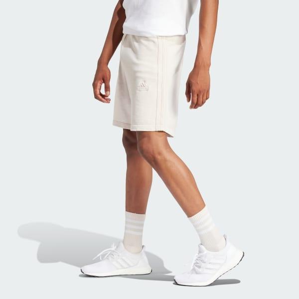 ALL SZN French Terry 3-Stripes Garment-Wash Shorts Product Image