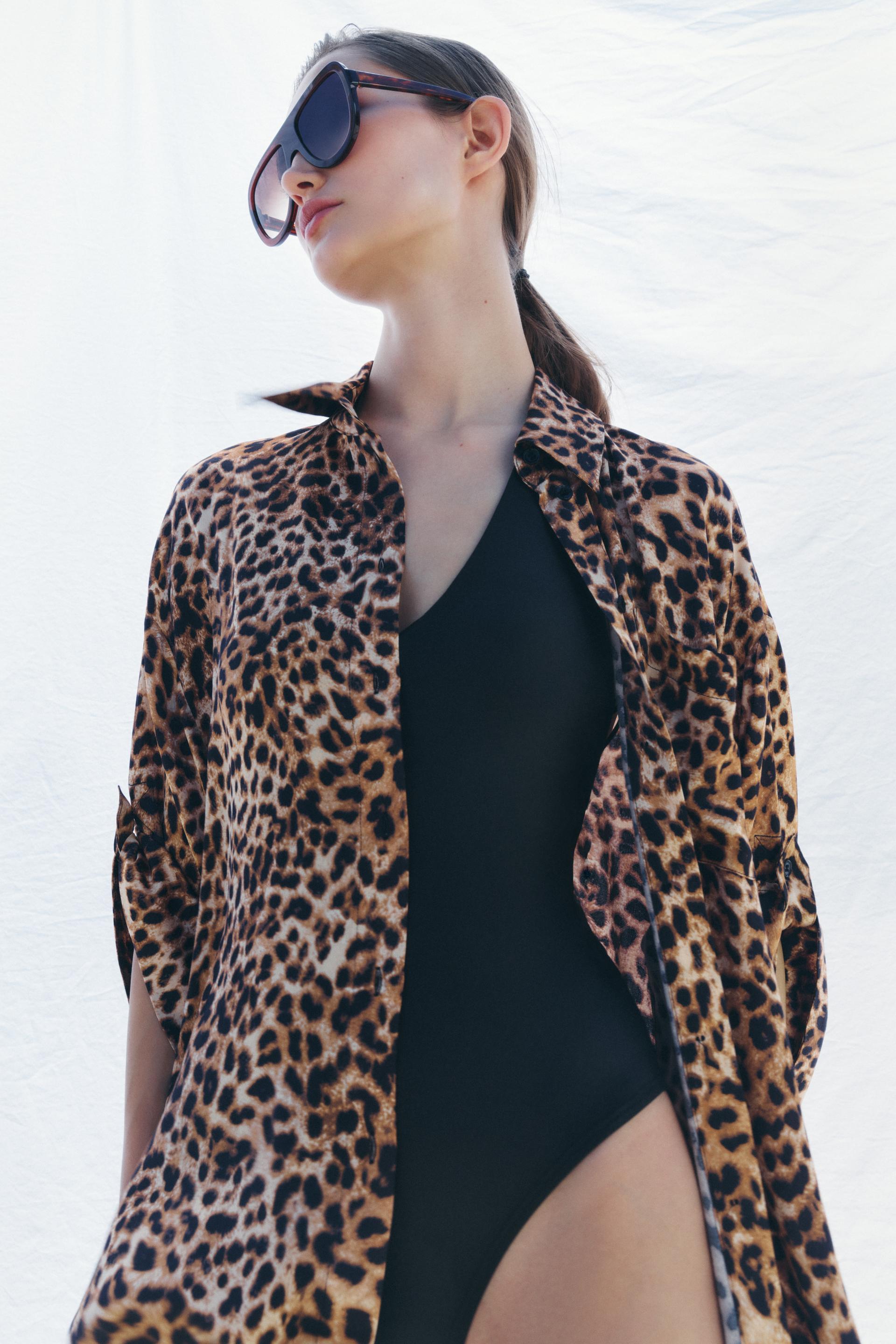 ZW COLLECTION ANIMAL PRINT SHIRT Product Image