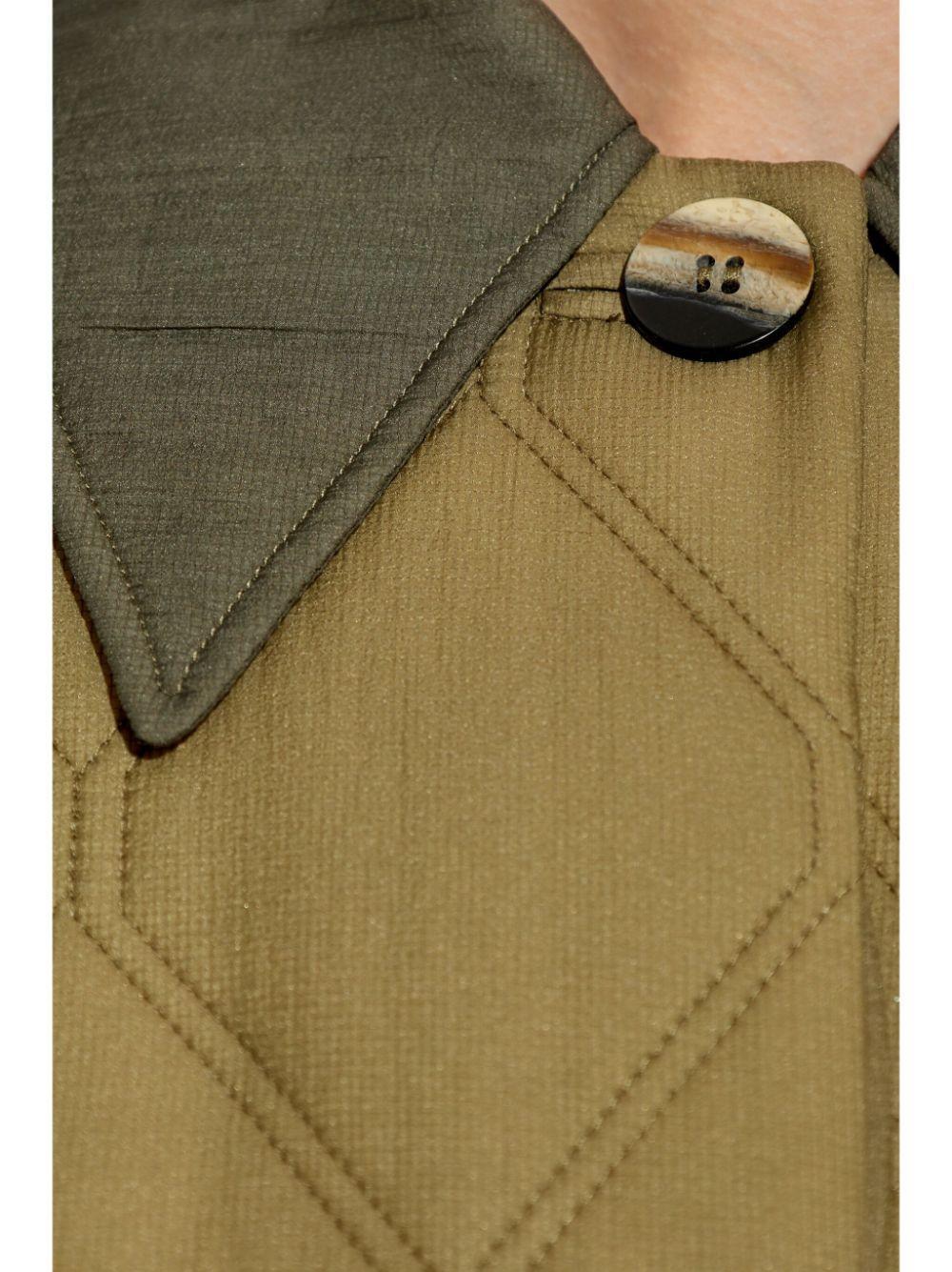 single-breasted quilted jacket Product Image