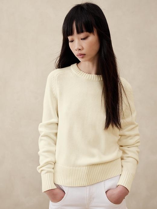 Demi Cotton-Silk Sweater Product Image