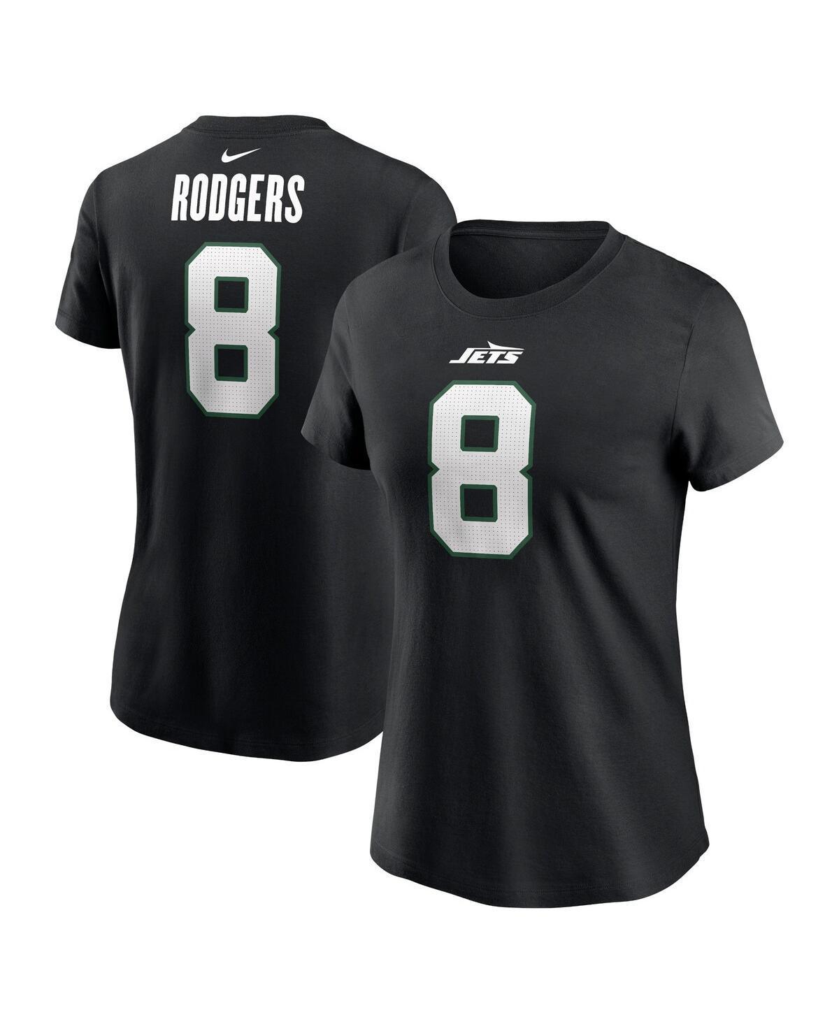 Womens Nike Aaron Rodgers New York Jets Name & Number T-Shirt Product Image