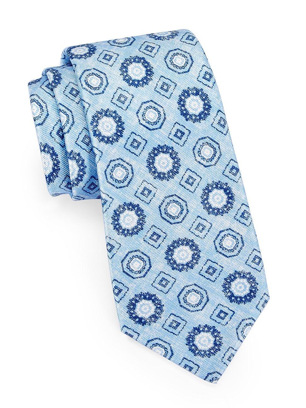 Mens Mosaic Silk Tie Product Image