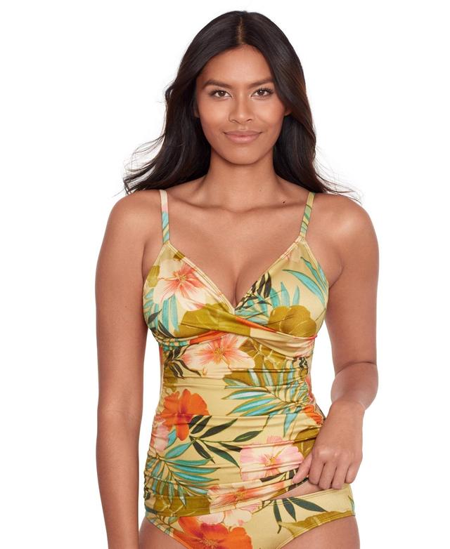 Lauren Ralph Lauren Womens Printed Surplice Tankini Top Product Image