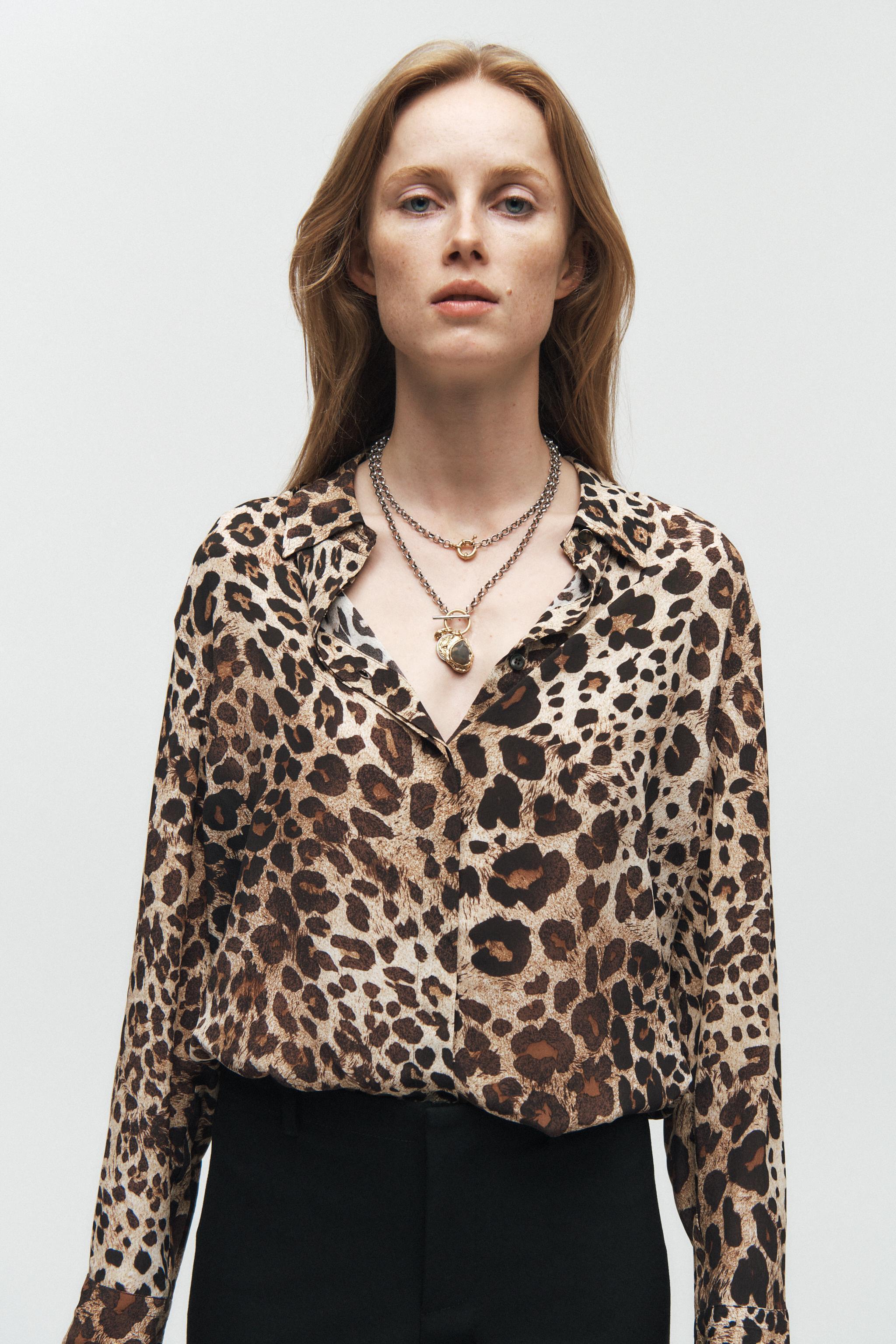 ZW COLLECTION ANIMAL PRINT SHIRT Product Image