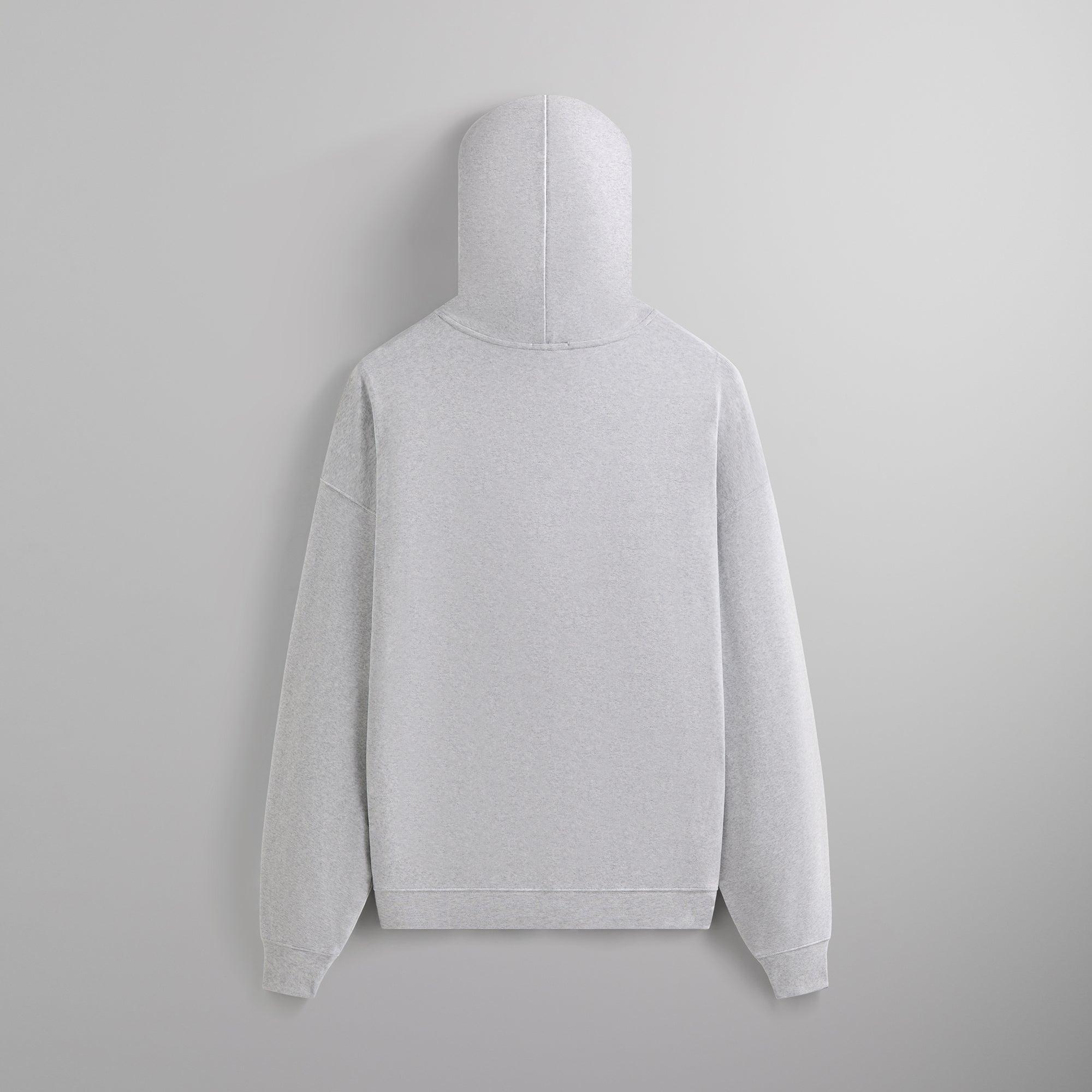 Kith Compact Knit Williams III Hoodie - Light Heather Grey Male Product Image