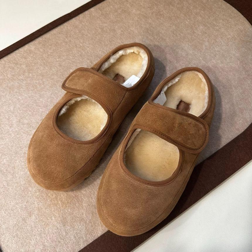 Plain Fleece-Lined Mules Product Image