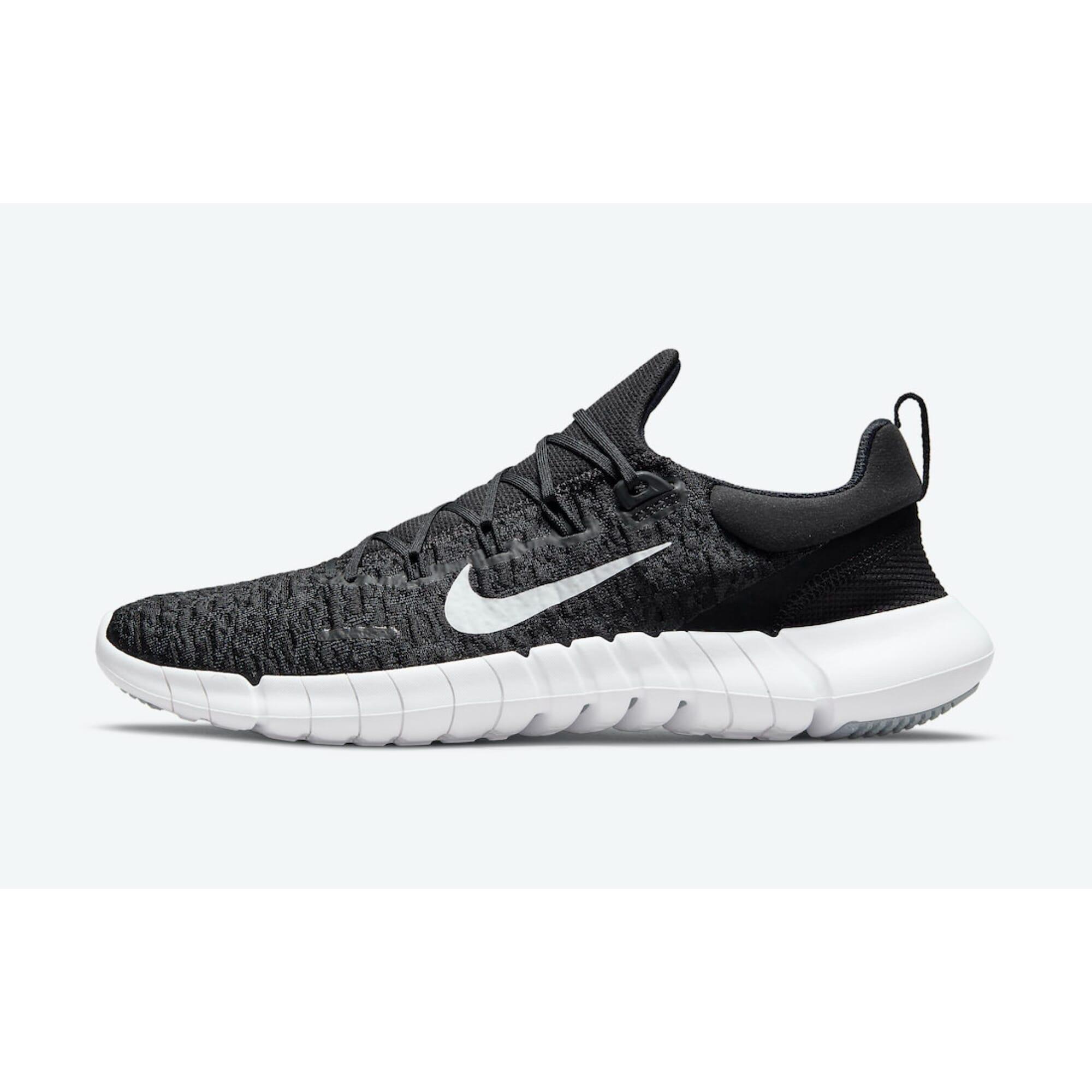 Free Run 5.0 Next Nature Black/white-dark Smoke Grey Cz1884-001 Men's Product Image