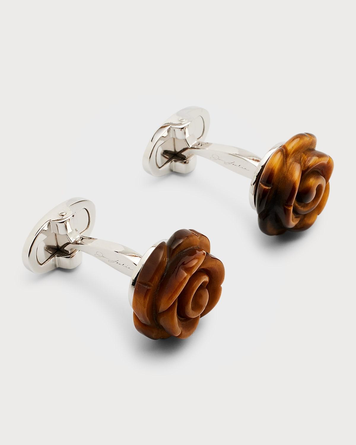 Jan Leslie Carved Rose Cufflinks Product Image