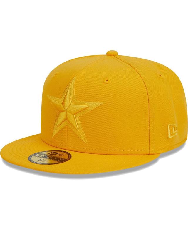 Mens New Era Gold Dallas Cowboys Color Pack 59FIFTY Fitted Hat Product Image