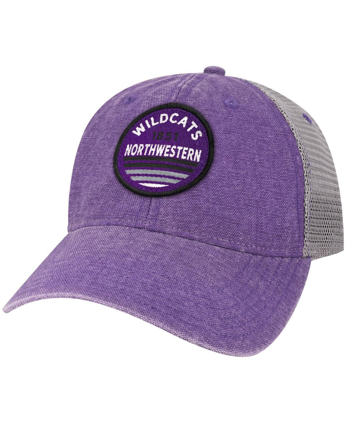 Mens Purple Northwestern Wildcats Sunset Dashboard Trucker Snapback Hat Product Image