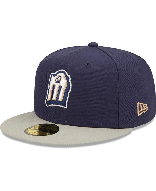 Mens New Era Navy San Antonio Missions Authentic Collection 59FIFTY Fitted Hat Product Image