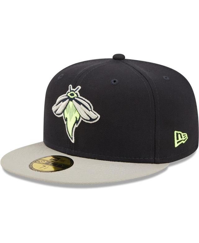 Mens New Era Navy Columbia Fireflies Authentic Collection Road 59FIFTY Fitted Hat Product Image