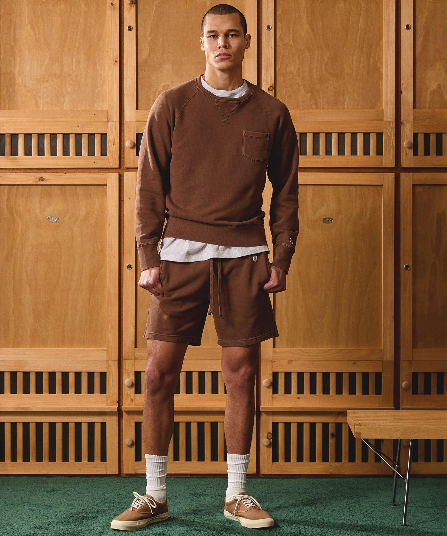 Champion 7" Midweight Warm Up Short in Glazed Pecan Product Image