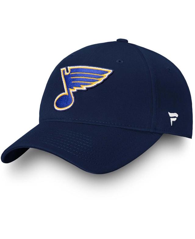 Fanatics Branded Mens Navy St. Louis Blues Core Adjustable Hat Product Image