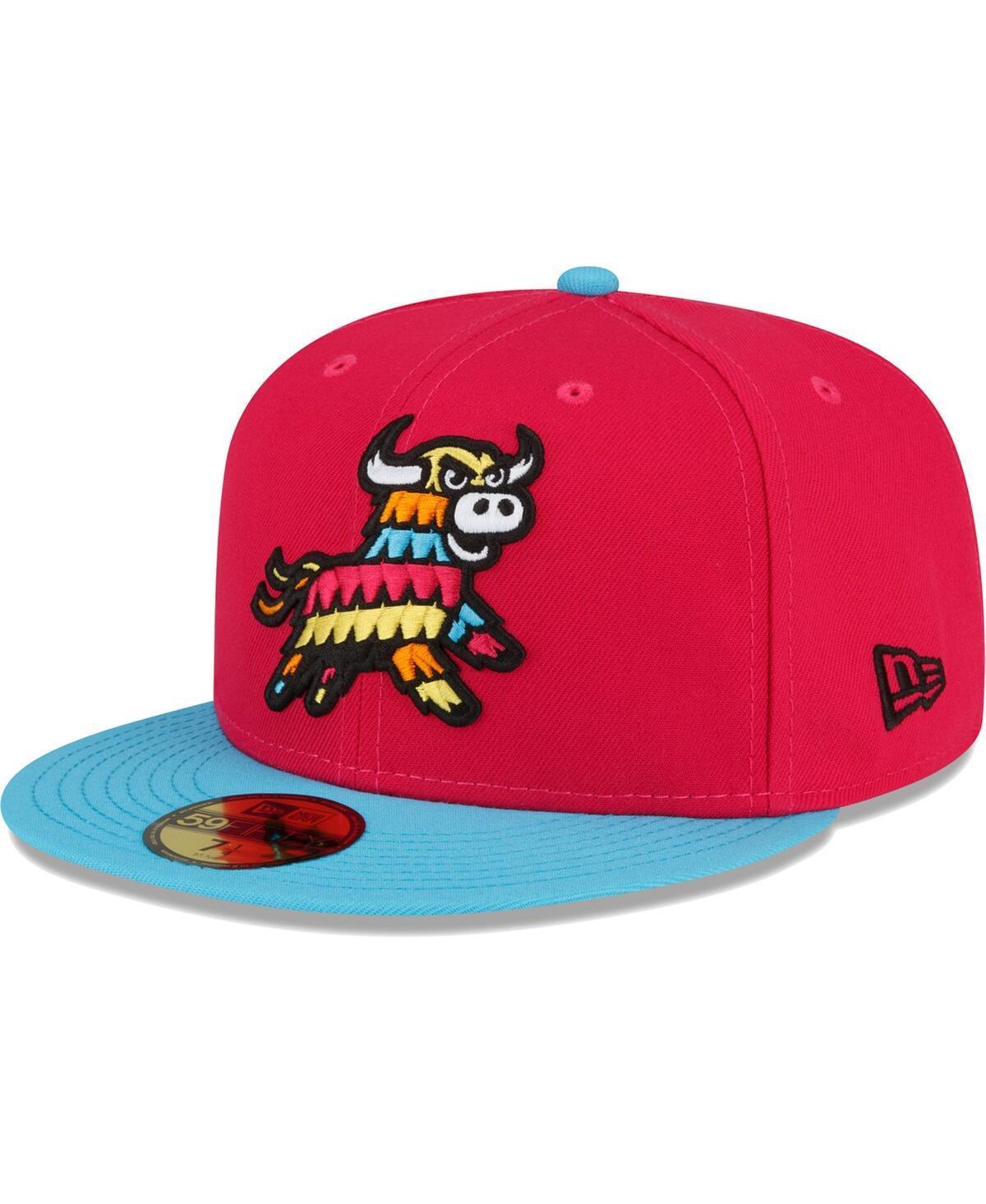 Mens New Era Coral Erie SeaWolves Copa De La Diversion 59FIFTY Fitted Hat Product Image