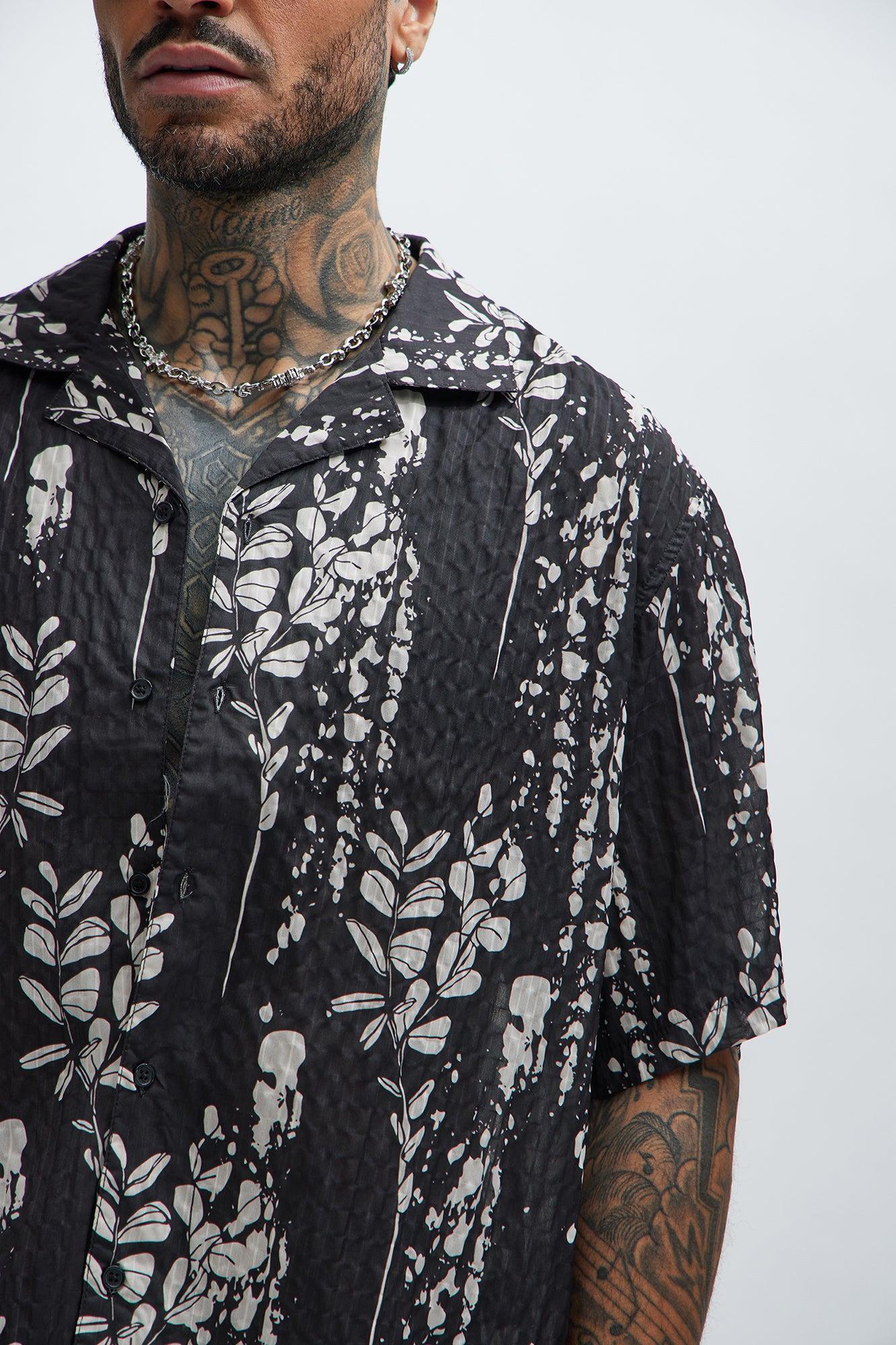 Java Textured Shirt - Black/combo Product Image