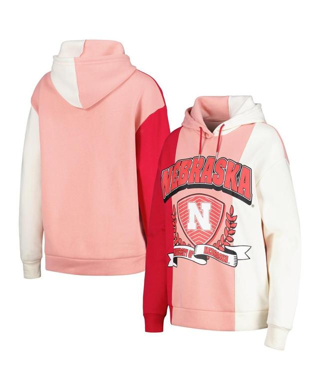 Womens Gameday Couture Scarlet Nebraska Huskers Hall of Fame Colorblock Pullover Hoodie Product Image