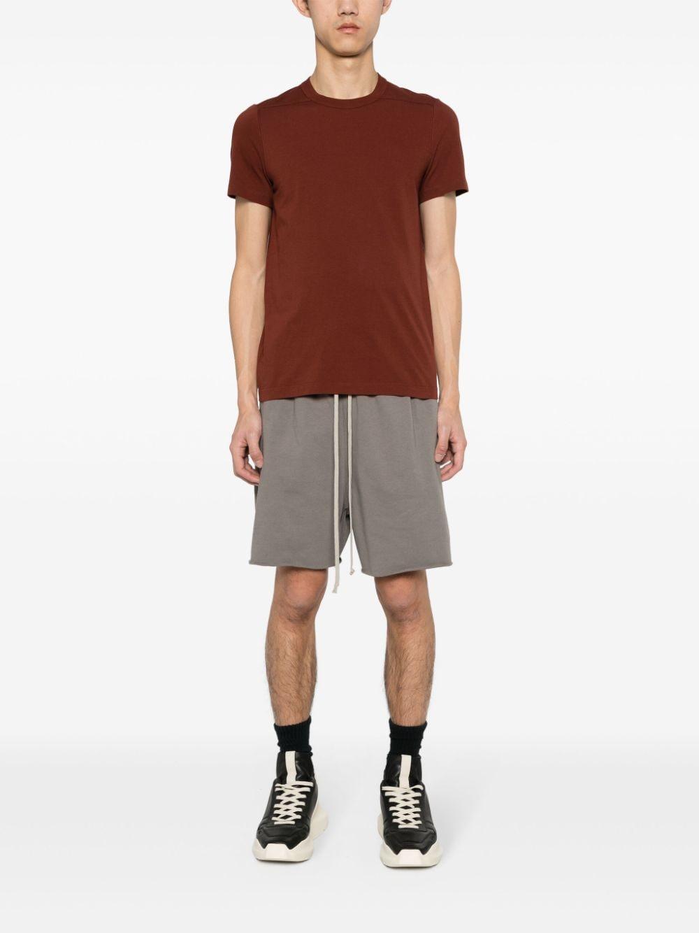 RICK OWENS Brown Level T-shirt In 73 Henna Product Image