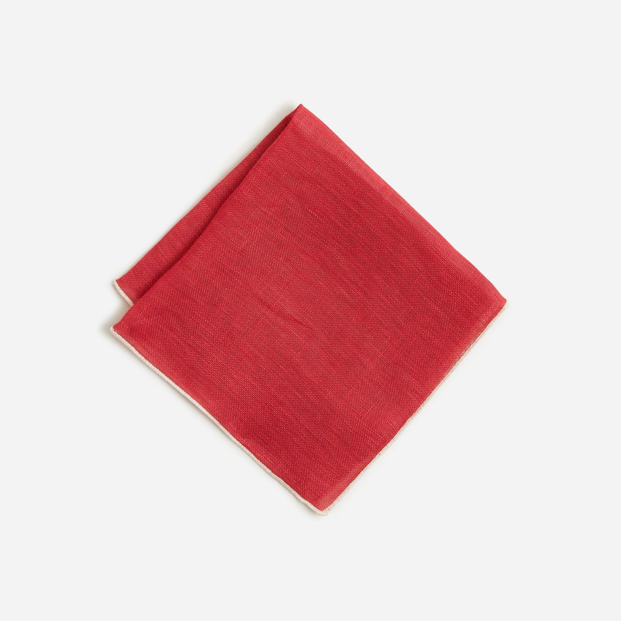 Italian linen pocket square Product Image