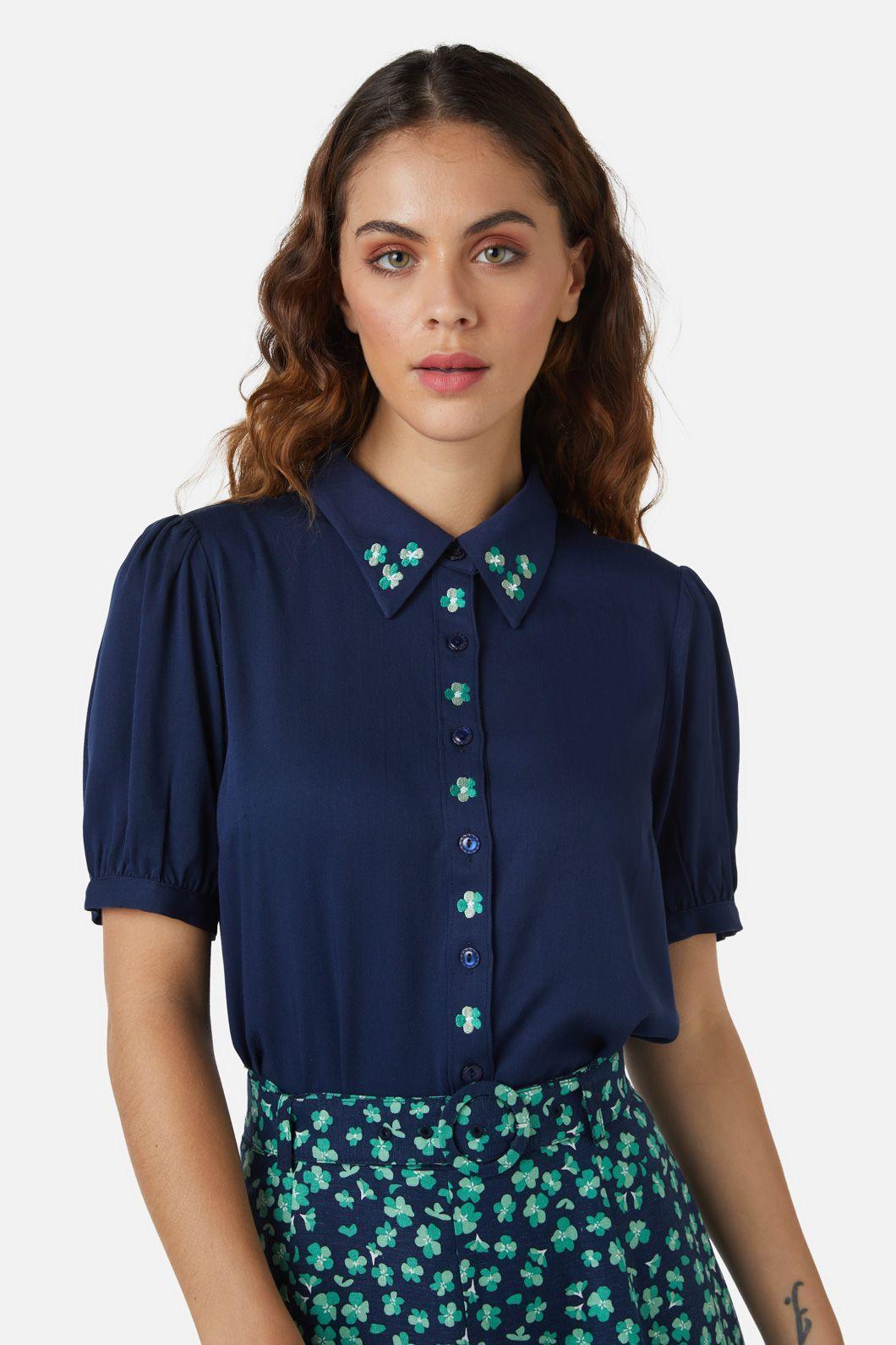 Fleur Embroidered Blouse Product Image